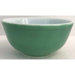 PYREX 403 Green Mixing Nesting Bowl 2½ qt Primary Colors Vintage Made In USA